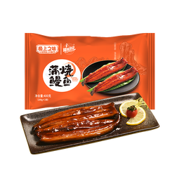 顶顶鳗蒲烧鳗鱼 日式烤鳗鱼400g/袋2条整条装 海鲜预制菜肴加热即食