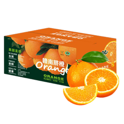 玖原农珍 新鲜赣南脐橙含箱10斤净重9斤200-350g优选果 手剥无核VC橙子