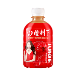 冠芳山楂树下山楂汁饮料350mlx12瓶果汁年货新年超市送礼礼盒装