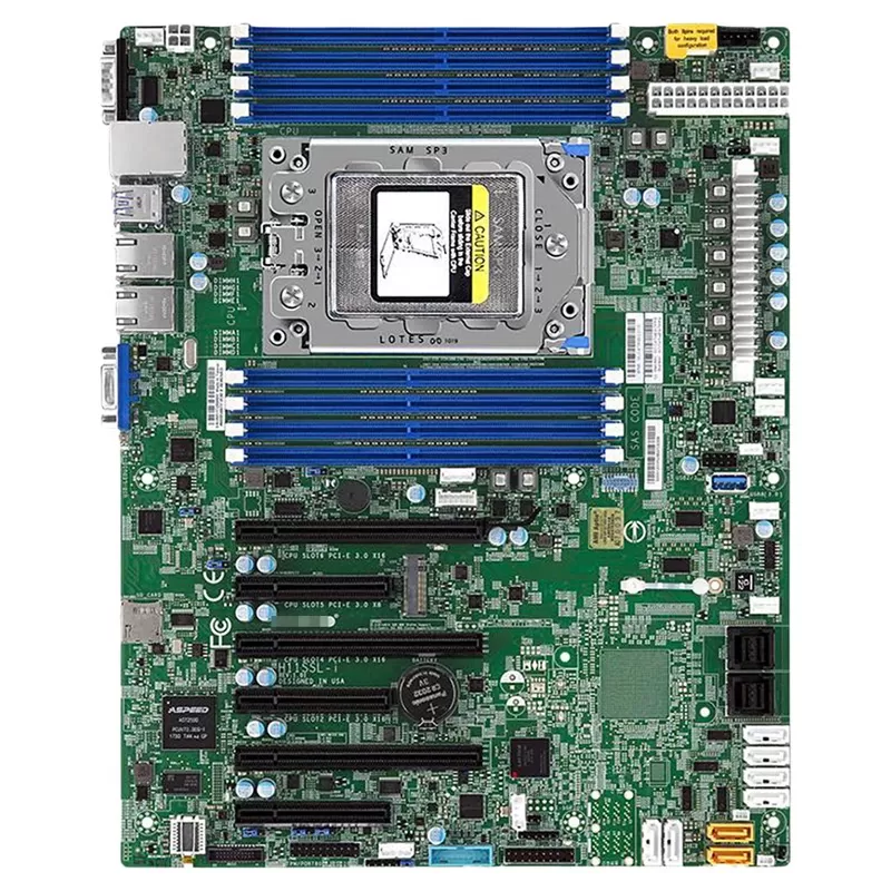 超微H11SSL-I 服务器电脑主板EPYC 7001/7002处理器DDR4 ATX版型