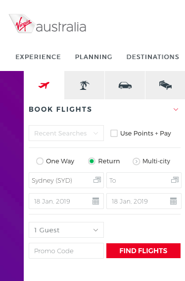 Virgin Australia Flights