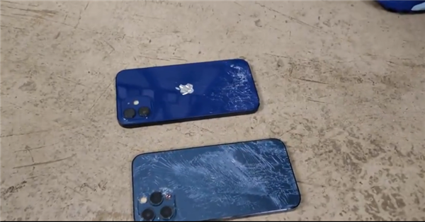 苹果12/12Pro跌落测试