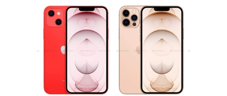 iPhone 13/13 Pro高清渲染图