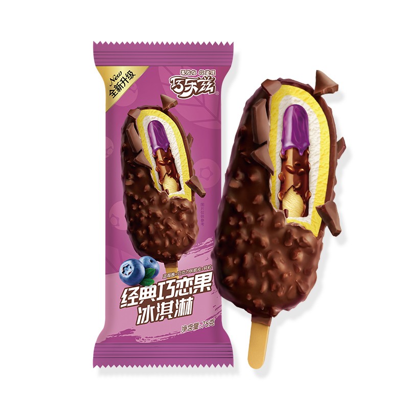 伊利 巧乐兹冰淇淋冰激凌雪糕冰棍经典口味巧脆棒巧克力脆皮雪糕 巧乐