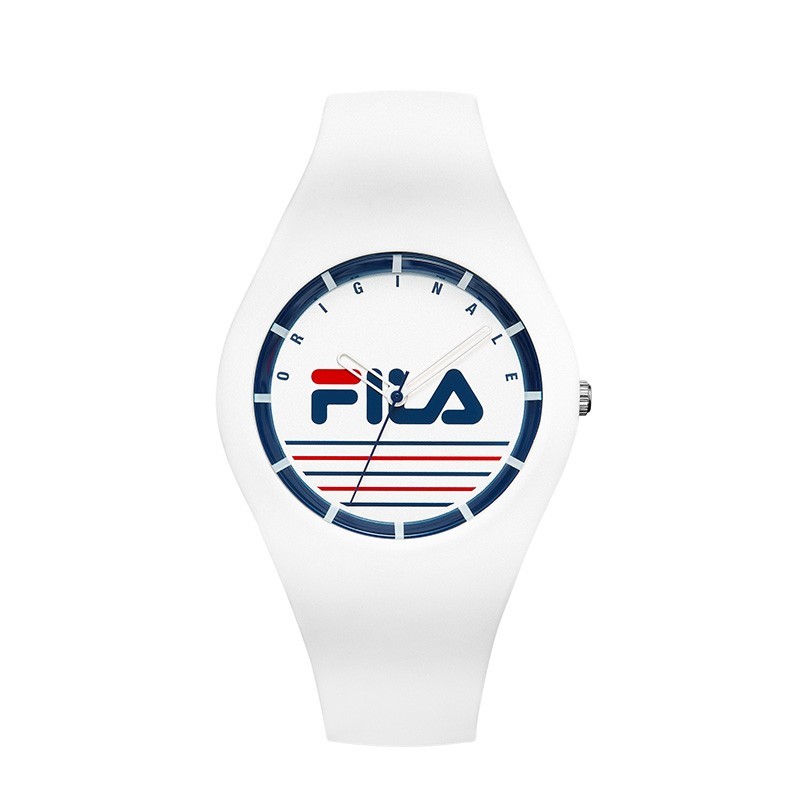 fila斐乐手表果冻表石英表女男表撞色潮流时尚运动手表防水学生表简约