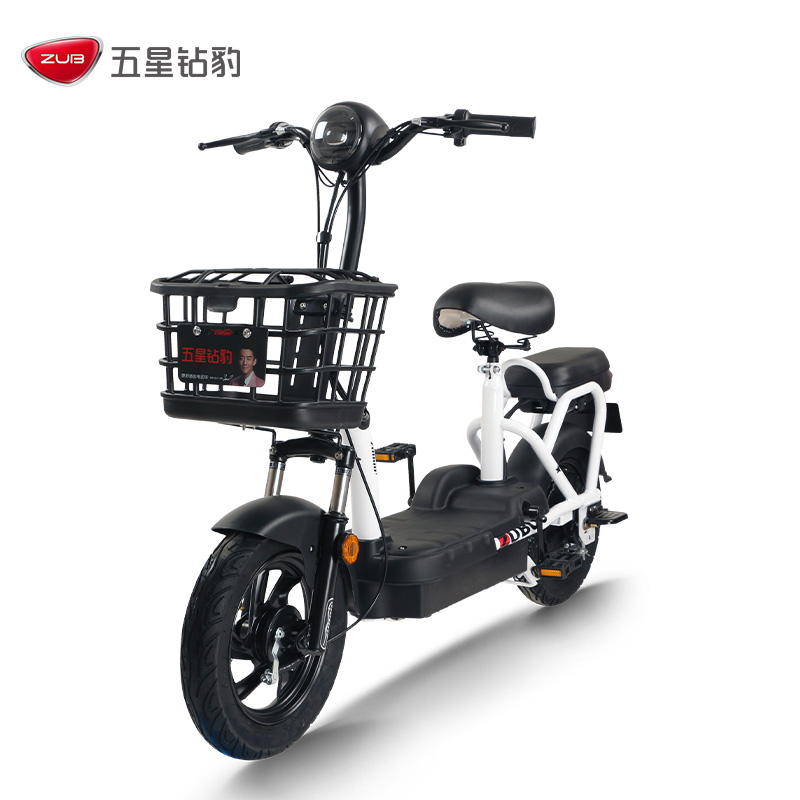 五星钻豹电动车 新国标48v电瓶车男女成人通用小型代步车两轮电动