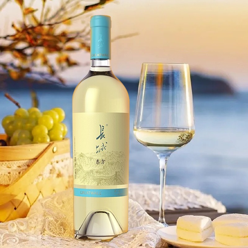 长城(greatwall)东方贵人香干白葡萄酒 整箱装 750ml*6瓶国产红酒整箱