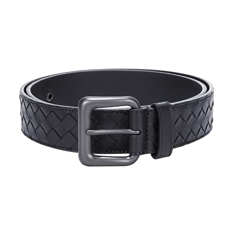宝缇嘉bottegaveneta男士皮革编织针扣皮带271932v46501000100cm