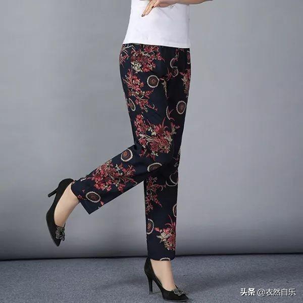 中老年裤子新款女裤插图 中老年裤子新款女裤插图
