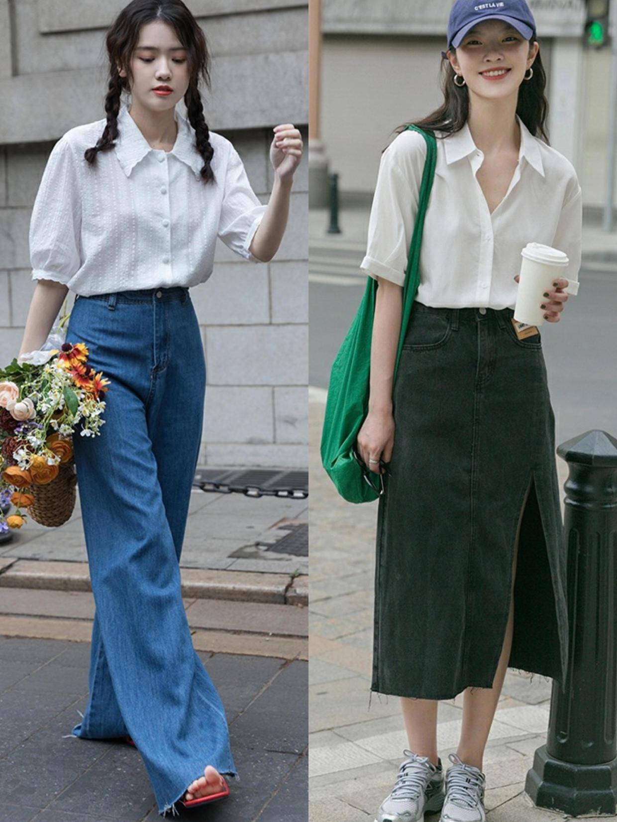 衬衫穿搭图片插图