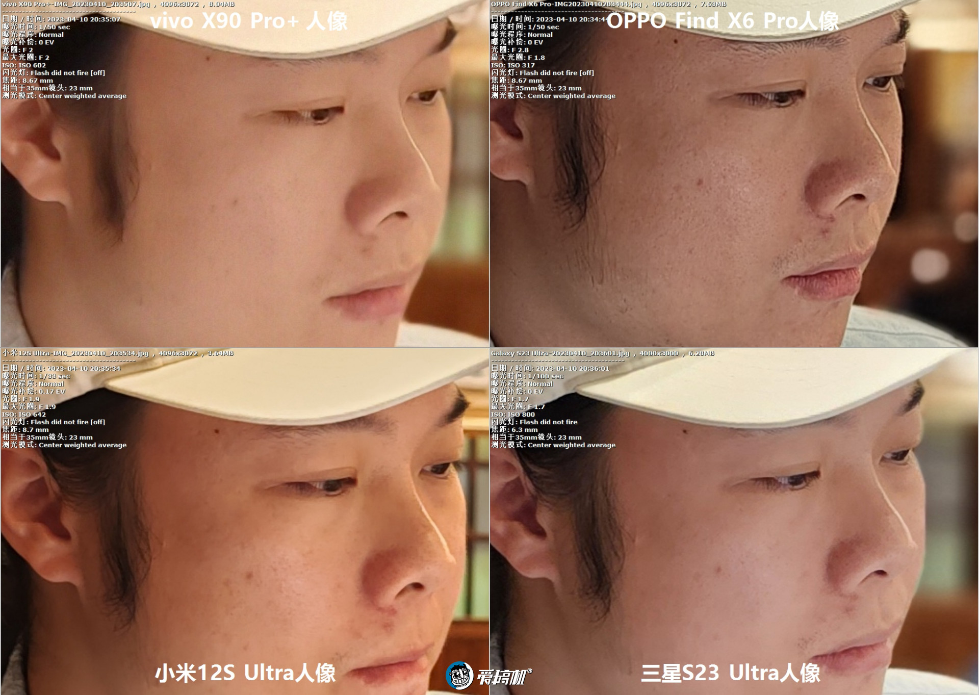 人像模式横评:OPPO Find X6 Pro对vivo X90 Pro+、三星S23 Ultra、小米12S Ultra