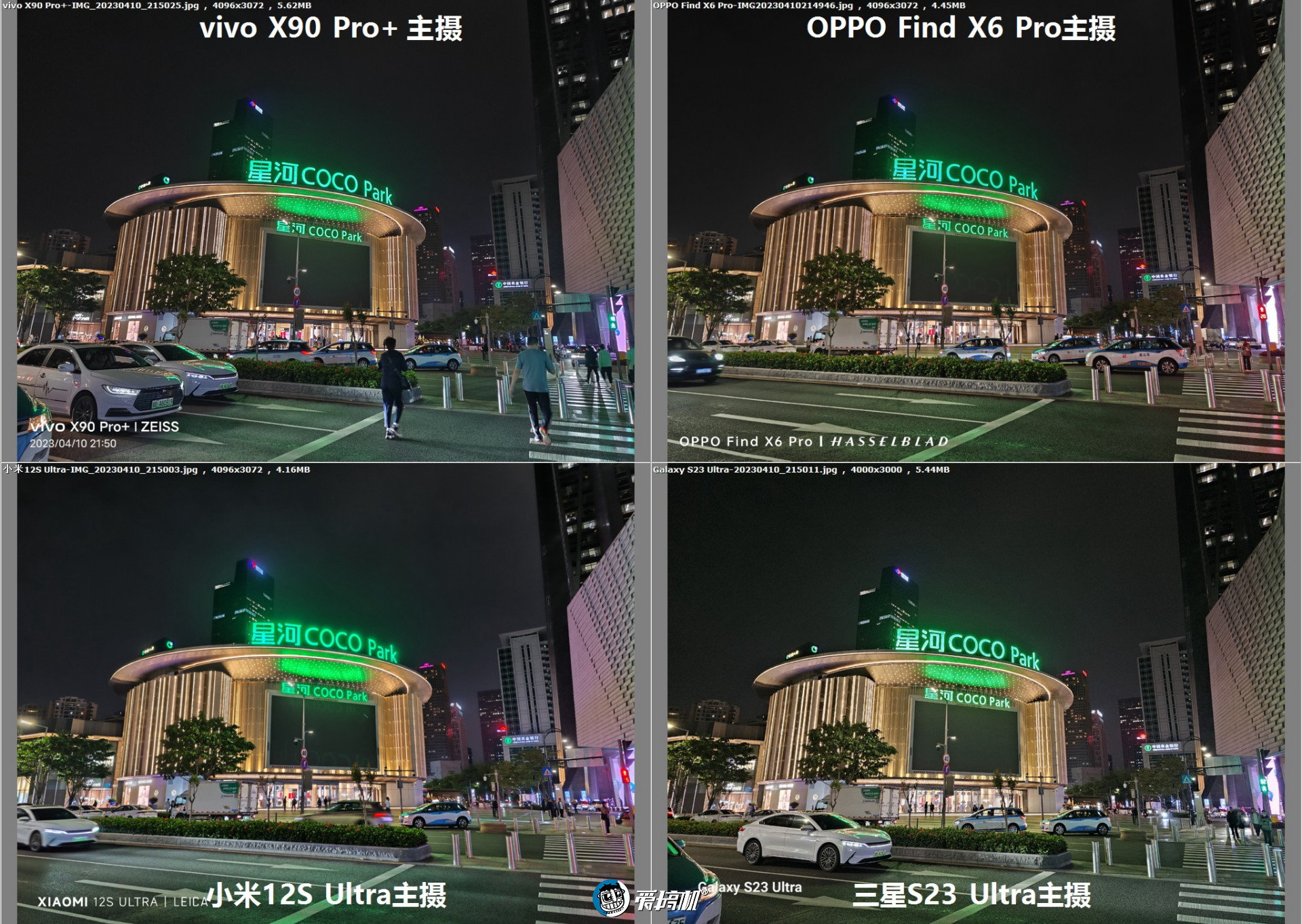 旗舰对决,OPPO Find X6 Pro、vivo X90 Pro+、三星S23 Ultra、小米12S Ultra拍照横评