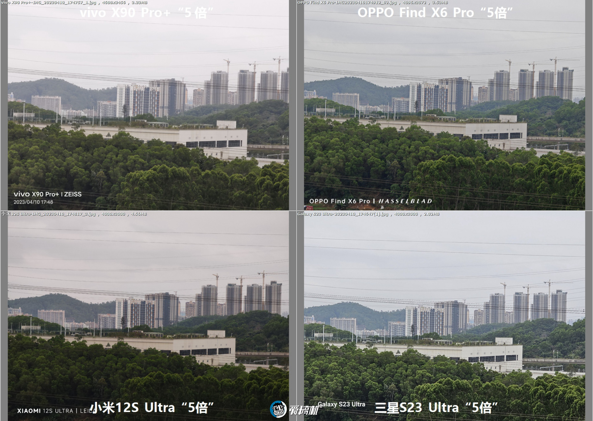 旗舰对决,OPPO Find X6 Pro、vivo X90 Pro+、三星S23 Ultra、小米12S Ultra拍照横评