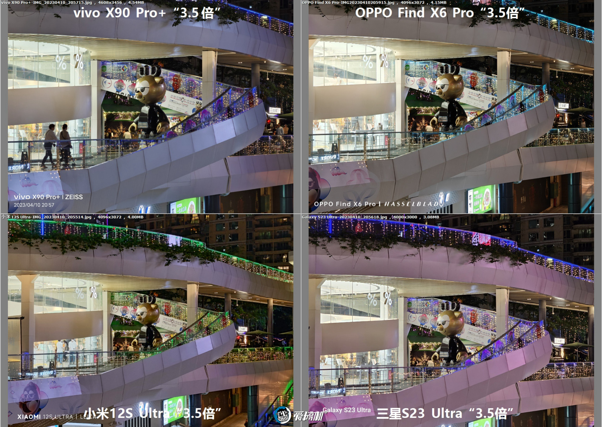 旗舰对决,OPPO Find X6 Pro、vivo X90 Pro+、三星S23 Ultra、小米12S Ultra拍照横评