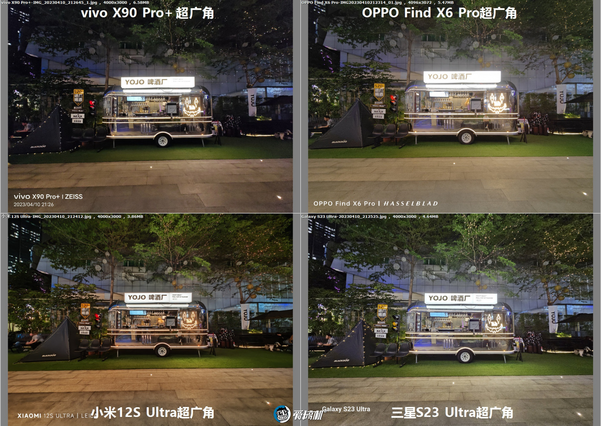 旗舰对决,OPPO Find X6 Pro、vivo X90 Pro+、三星S23 Ultra、小米12S Ultra拍照横评