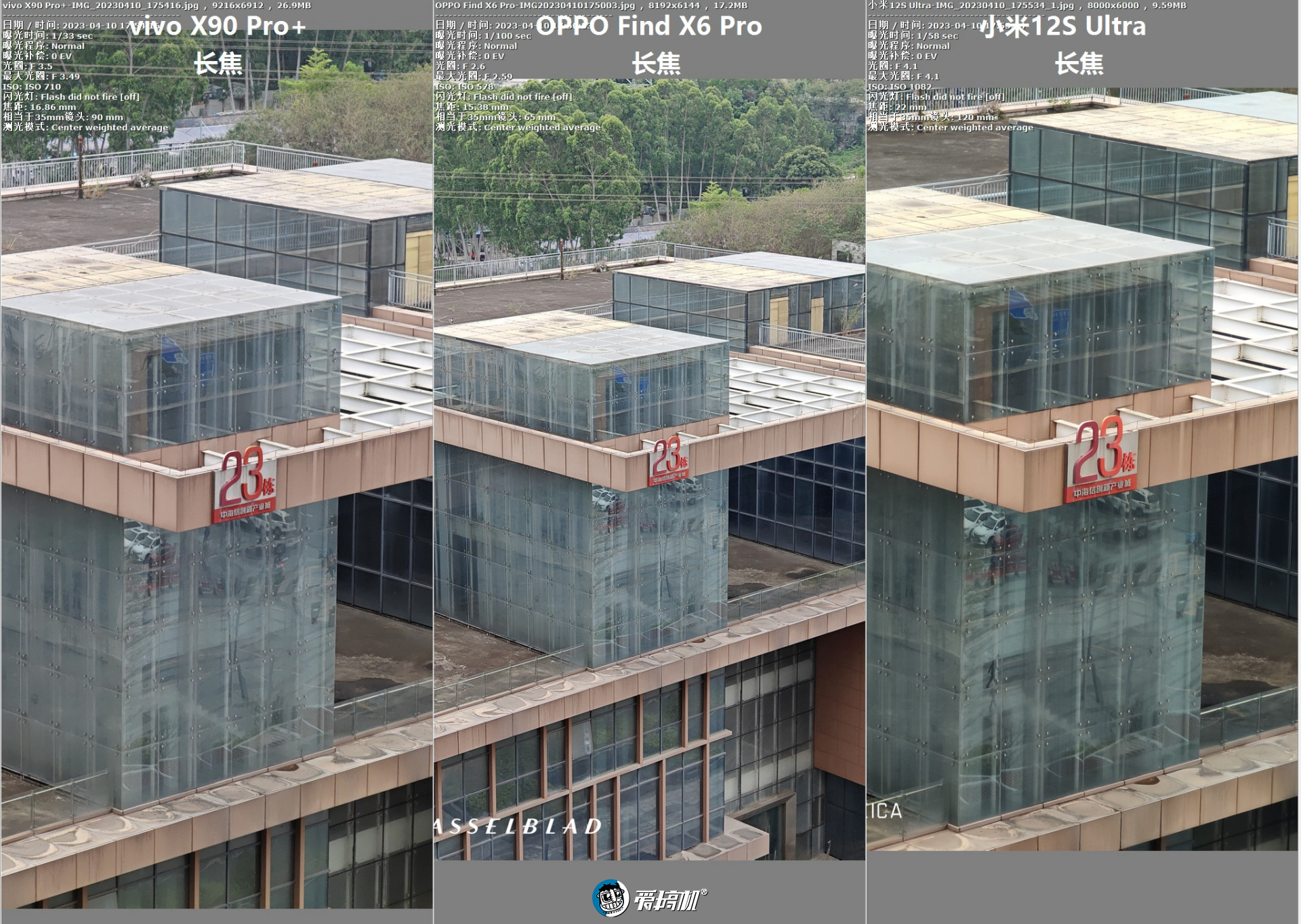 旗舰对决,OPPO Find X6 Pro、vivo X90 Pro+、三星S23 Ultra、小米12S Ultra拍照横评