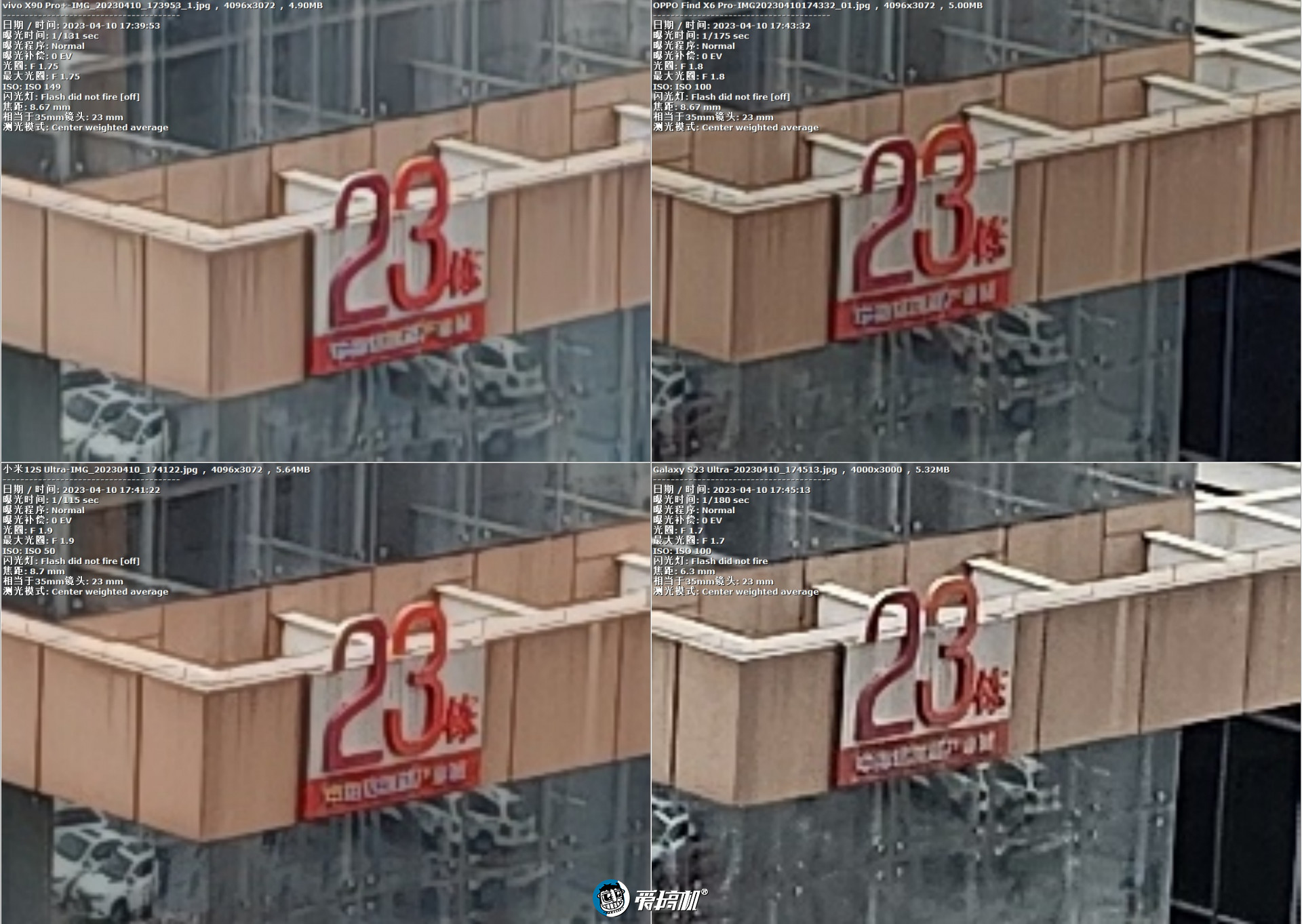 旗舰对决,OPPO Find X6 Pro、vivo X90 Pro+、三星S23 Ultra、小米12S Ultra拍照横评