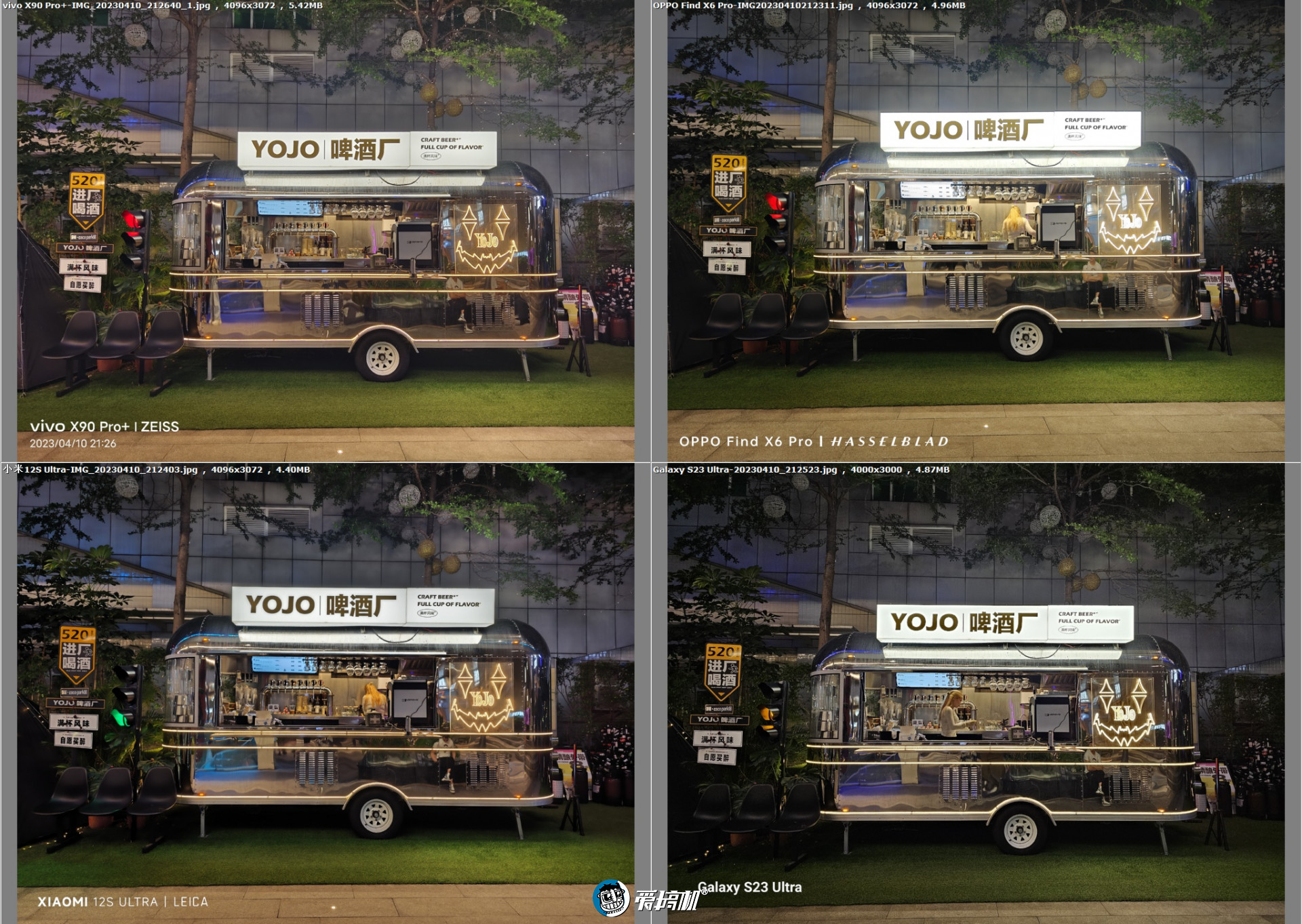 旗舰对决,OPPO Find X6 Pro、vivo X90 Pro+、三星S23 Ultra、小米12S Ultra拍照横评
