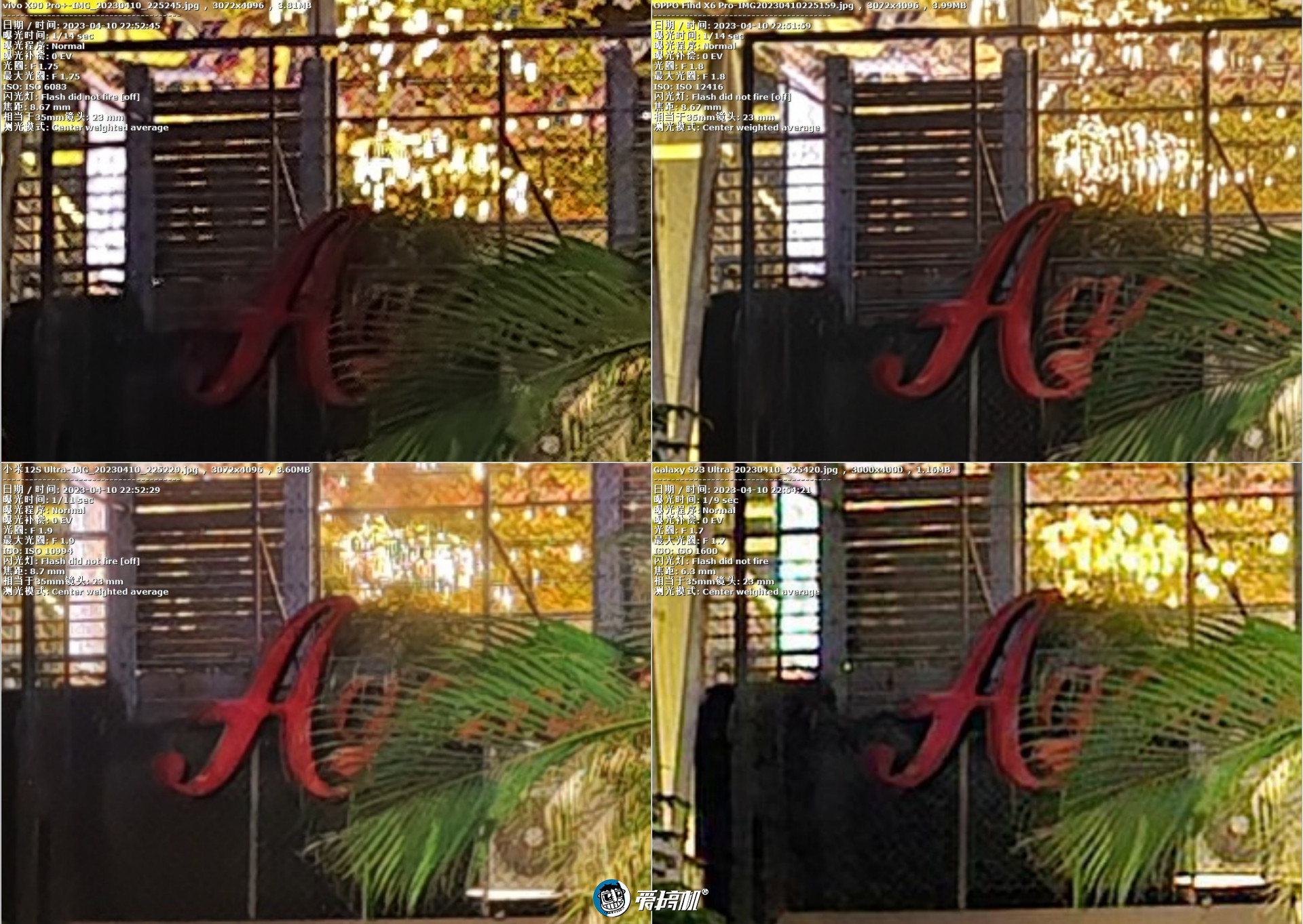 旗舰对决,OPPO Find X6 Pro、vivo X90 Pro+、三星S23 Ultra、小米12S Ultra拍照横评