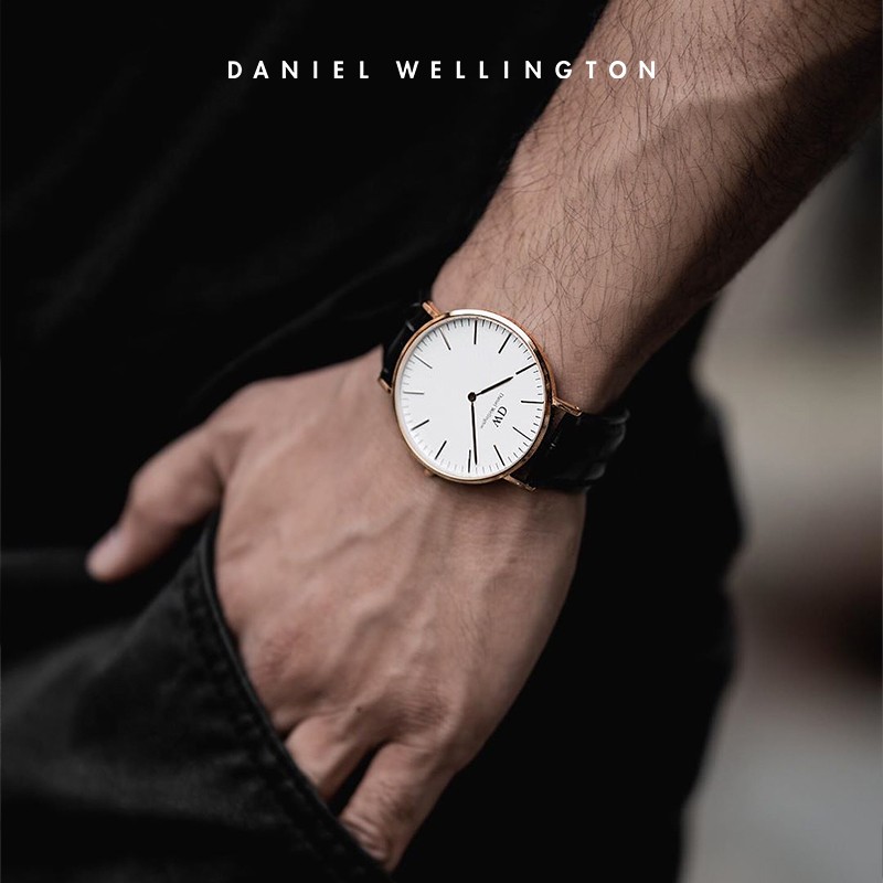 丹尼尔惠灵顿danielwellingtondw手表男简约皮带男士腕表40mm时尚欧美