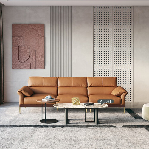 顾家家居(kuka) 沙发真皮沙发客厅简约意式欧式现代轻奢羽毛头层牛皮