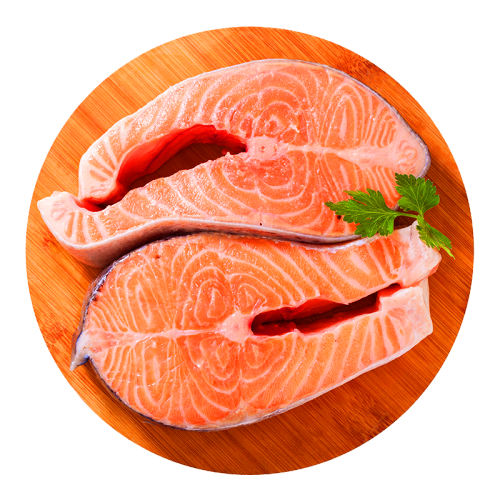 禧美海产(seamix)鱼类 seamix 禧美海产 三文鱼排400g*4件 日式关东煮