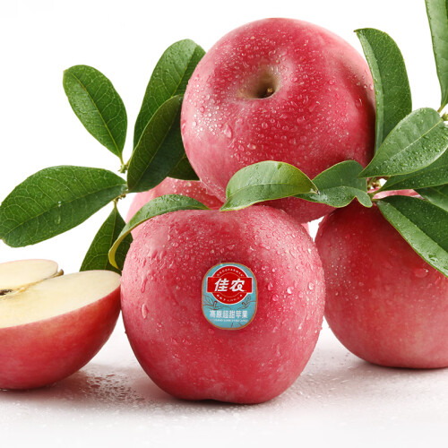 佳农陕西洛川苹果红富士5kg单果克重约160g200g水果生鲜礼盒