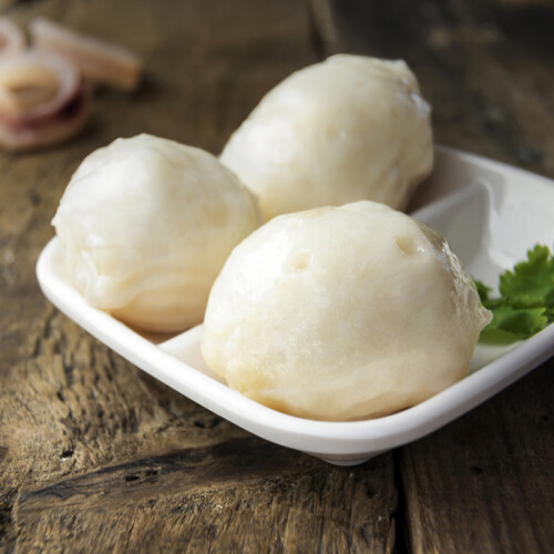 四海鱼蛋台湾花枝味鱼丸蒜香墨鱼丸肉含量约87部队火锅食材关东煮