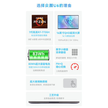 了解下火影众颜u6和机械革命无界14pro的区别对比？选择哪个好人更多？ 观点 第2张