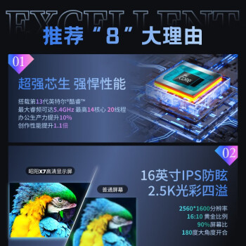 达人知联想昭阳X7-16与X7-14有什么不一样哪个更好？使用感受区别大吗？ 观点 第2张