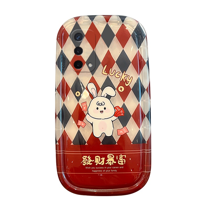菱格兔子肥皂壳 oppok9x k9s手机壳