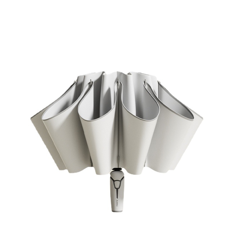 左都全自动反向三人超大男防风雨伞