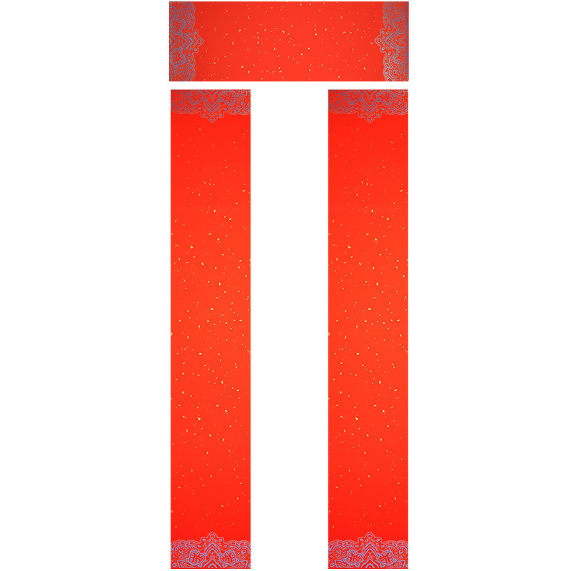 2023年宣纸烫金蜡染春联半生半熟纸