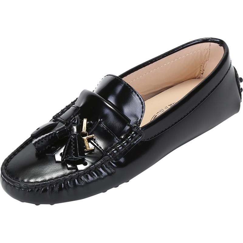 【自营】tod's流苏豆豆鞋平底脚蹬