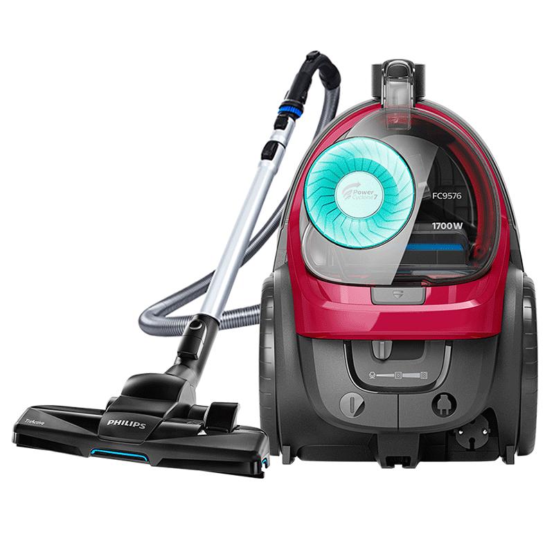 飞利浦家用大吸力卧式有线吸尘器