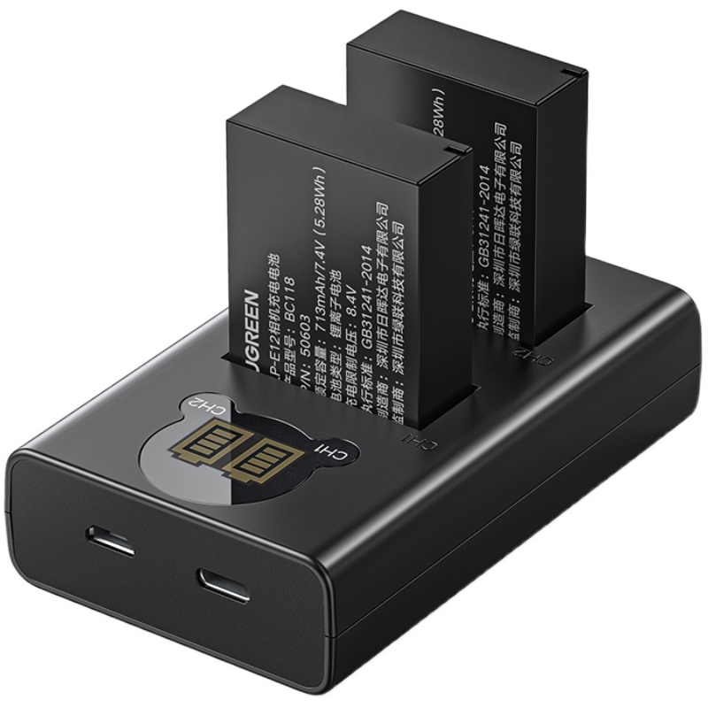 绿联lp-e12佳能eos m10 m2 m电池