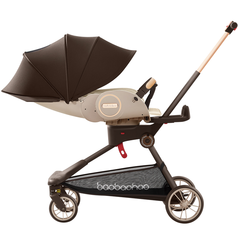 宝宝好v9溜娃神器可坐可躺睡遛娃车