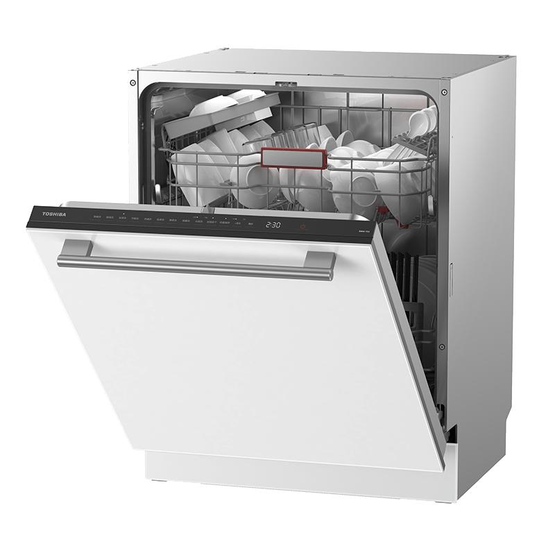 东芝家用全自动嵌入式四星洗碗机