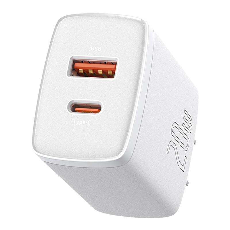 倍思20w双口充电器头 14华为数据线