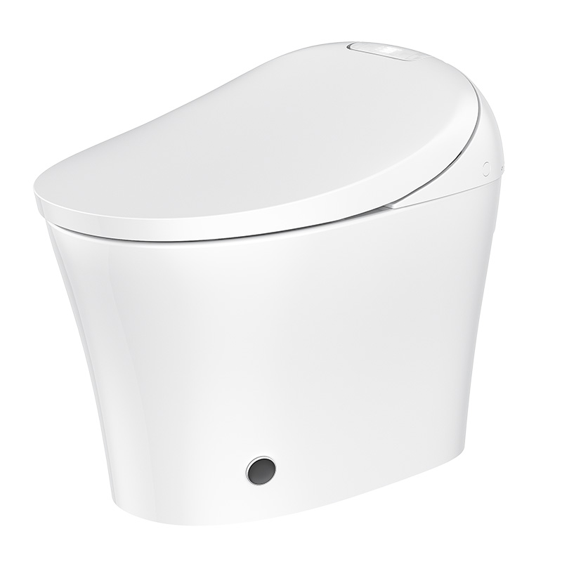 九牧智能脚感应冲水座圈抗菌坐便器