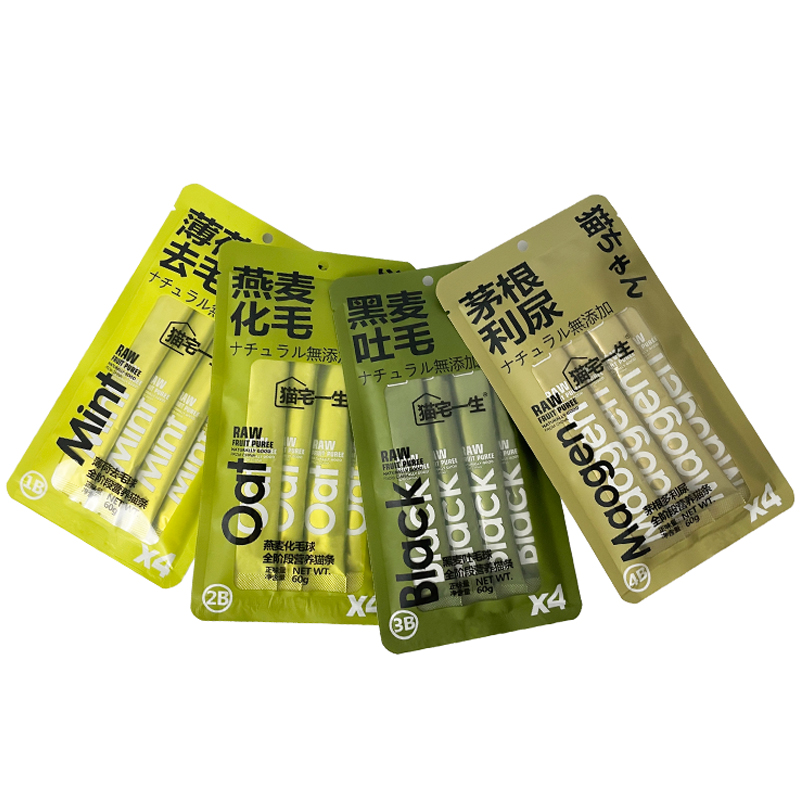 猫宅一生条32支营养增肥湿粮猫零食