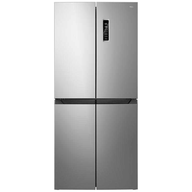 tcl家用432升十字对开门风冷冰箱