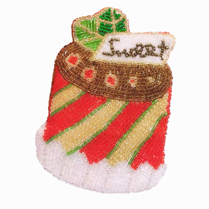 杜鹃珠绣厂家直销纯手工串珠零钱包