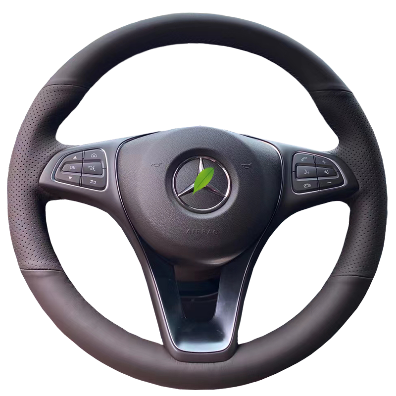 奔驰真皮手缝把套方向盘套