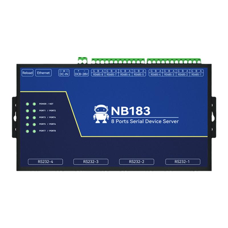 八路rs485转rj45以太网串口服务器