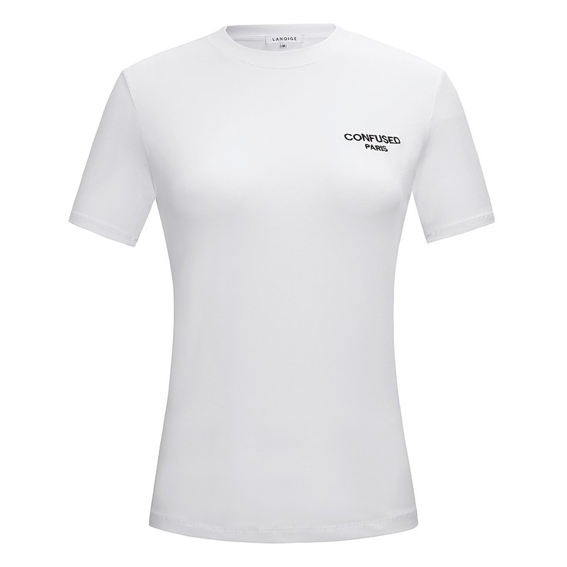 白色t恤女短袖2023年新款打底衫