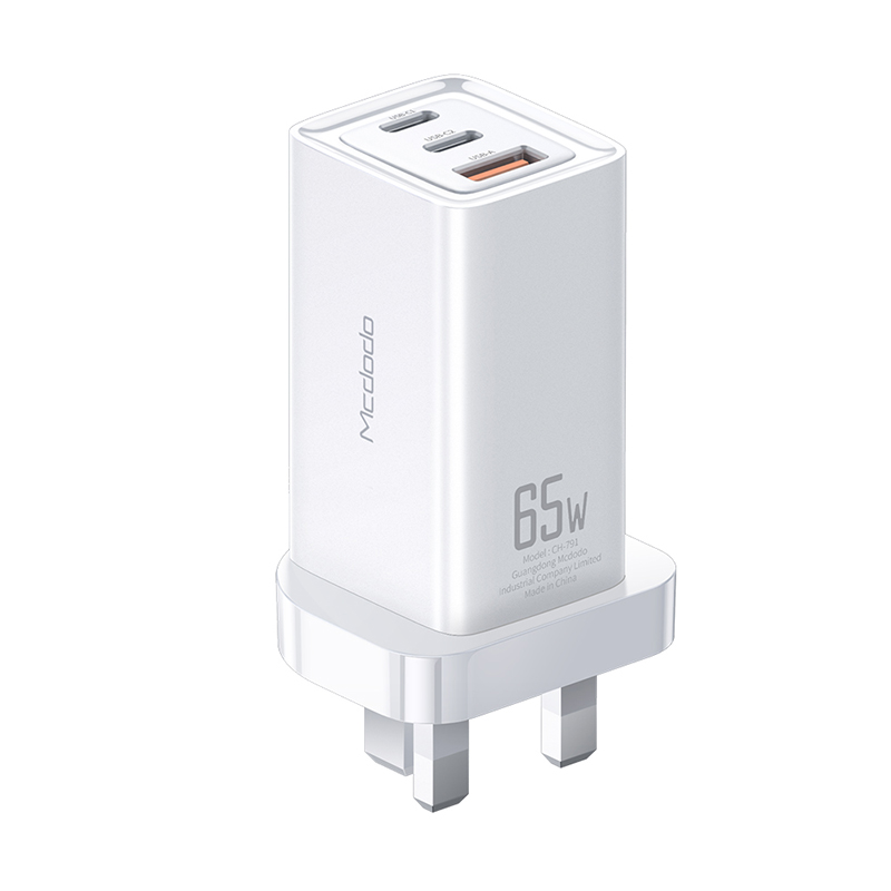 麦多多65w氮化镓gan三口小米插头