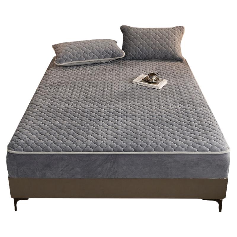 牛奶绒单件2022年新款冬季夹棉床笠