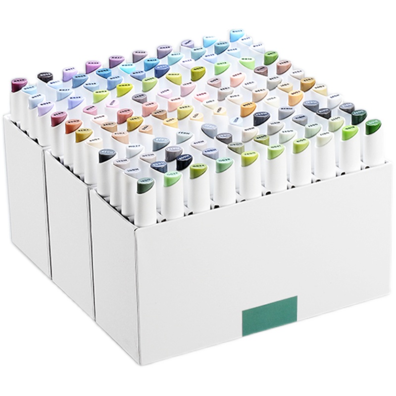 sta斯塔夏克梁酒精双头油性马克笔