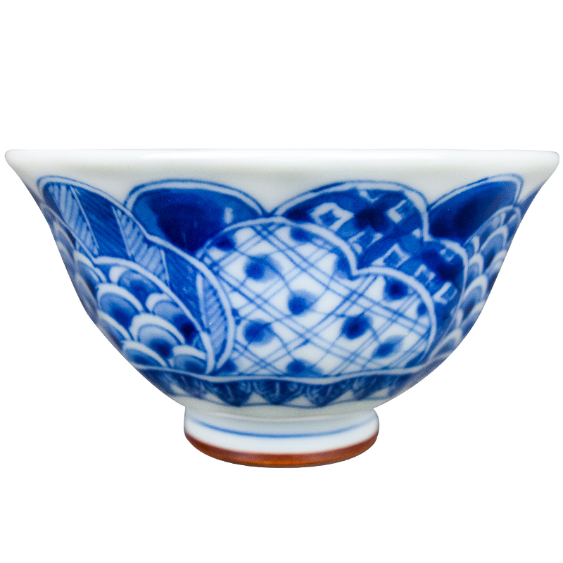 日本进口有谷窑陶瓷蓝凛堂吃饭碗